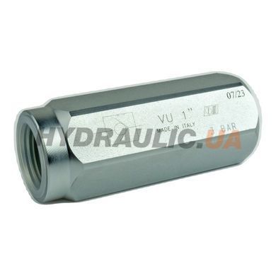 Зворотній клапан VU 1&Prime; V0630/5 160 л/хв 5 бар Oleodinamica Marchesini для високого тиску