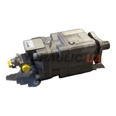 Насос аксіально-поршневий sectional dual SLPD46+46 (45,8+45,8 см&sup3;), 330 бар, DIN-фланець, шліцьовий вал | Sunfab, Швеція