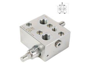 Клапан тормозной overcentre VBCDF 1/2&Prime; DE OMP/OMR SF V0425/SF 50 л/мин, 350 бар | Oleodinamica Marchesini, Италия