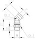 Фитинг угловой 45° поворотный шарнирный пневматический с наружной резьбой M16x1,5 и внутренней резьбой M16x1,5