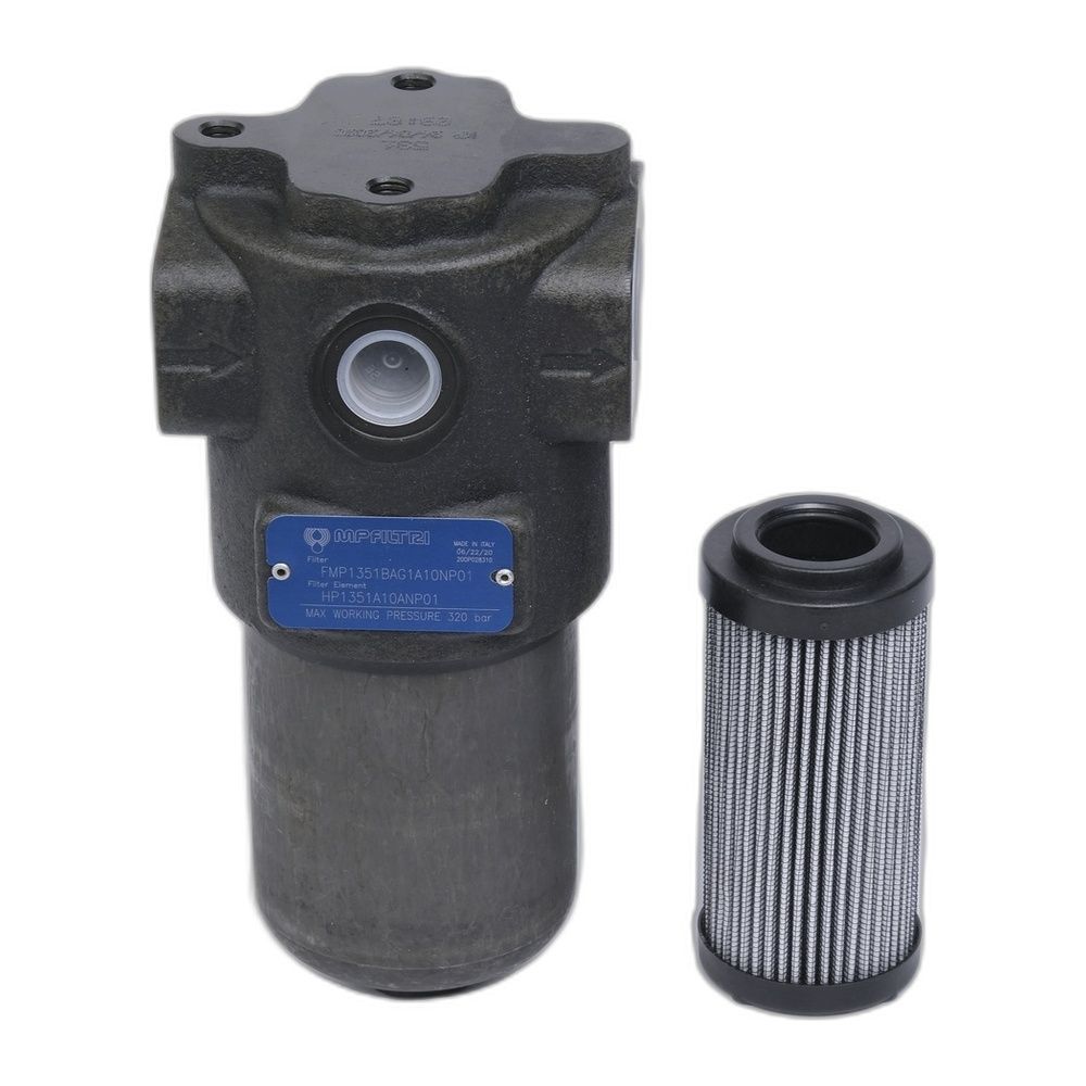 Фильтр напорный FHP1351BAG2A10NP01 подкл. G 3/4", 110 л/мин, 10 мкм, 420 БАР, Фиброволокно | MPFiltri Италия