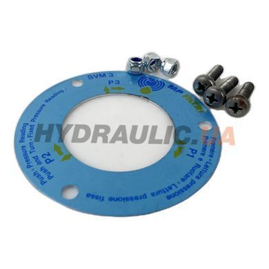 Переключатель манометра 3-точковый SVM3G1AP01 G 1/4&Prime;, 400 бар, NBR | MP Filtri, Италия