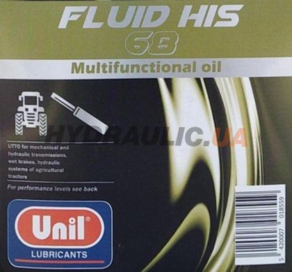 Універсальна гідротрансмісійна олива UNIL FLUID HIS 68, 20л