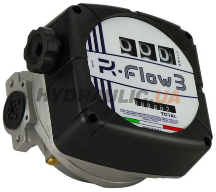 Механический счетчик для дизельного топлива Adam Pumps R FLOW 3C с пропускной способностью до 120 л/мин. и резьбой подключения BSPP 1".