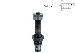 Клапан электромагнитный картриджный 005.544.000 NO, 40 л/мин, 3/4&Prime; UNF, DN6 | LUEN, Италия