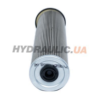 Фільтр всмоктуючий SP086D114GR090V 62 л/хв, 90 мкм, L=331 мм, &Oslash;=86/88 мм, G 1 1/4" | OMT Італія