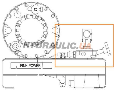 Комплект уплотнений для гидравлического насоса для обжимной машины Finn-Power P20HP S/N 1.3-XXXXXXXXXX