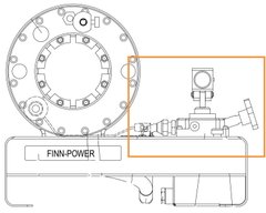 Комплект ущільнень для гідравлічного насосу для обтискної машини Finn-Power P20HP S/N 1.2-XXXXXXXXXX