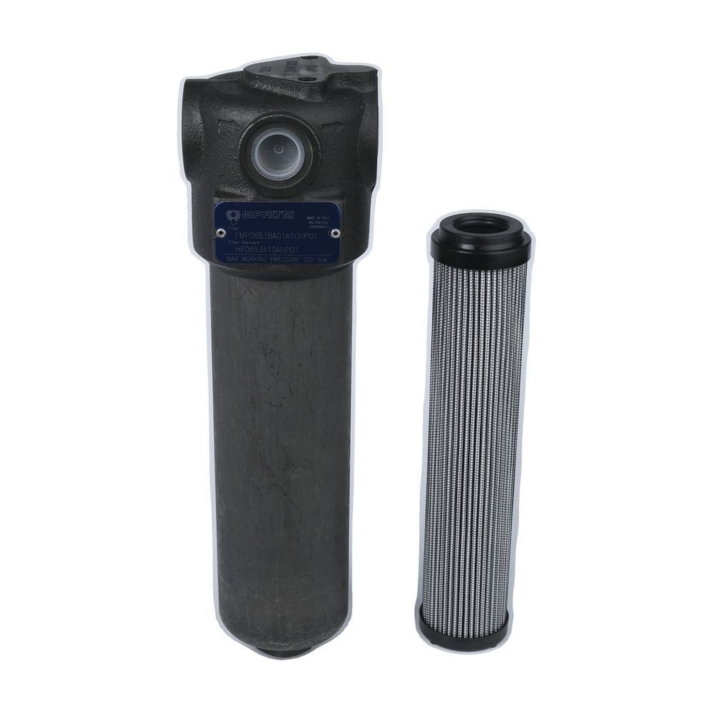Фильтр напорный FMP0653BAG1A10NP01 подкл. G 1/2", 79 л/мин, 10 мкм, 320 БАР, Фиброволокно | MPFiltri Италия
