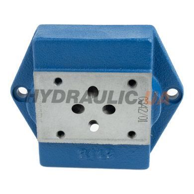 Монтажна плита Oleodinamica Mozioni G342/01 під 4WE6, ДУ6, різьба G 3/8&Prime;, 320 бар, Італія