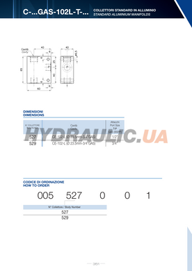 Монтажна плита LUEN 005.527.001.F для картриджа CE-102-L, 80 л/хв, порти 1/2&Prime; BSP | LUEN, Італія