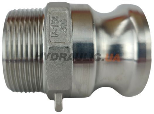 Ниппель Соединение Камлок (CAMLOCK) тип F - cстыковочный штуцер с наружной резьбой BSPP БРС