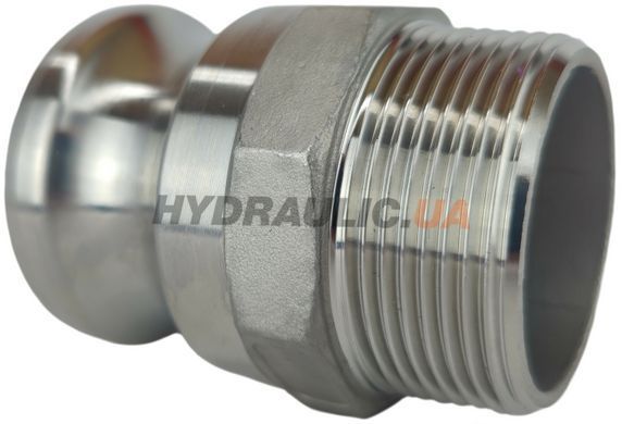 Ниппель Соединение Камлок (CAMLOCK) тип F - cстыковочный штуцер с наружной резьбой BSPP БРС