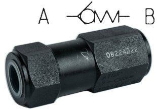 Клапан обратный прямой ввертной ADR-10 32 G 3/8&Prime; 80 л/мин, 350 бар | Atos, Италия