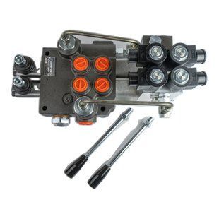 Гидрораспределитель секционный 2Z80-VRP-1A1ED3 A1ED3 G KZ1-VRE-24VDC, 2 секции, 80 л/мин, 315 бар, ручное + электр. дубл. 24VDC | Badestnost, Болгария