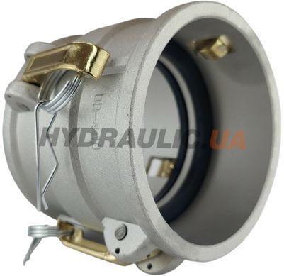 Камлок DD400 розетка 4" (D400 / камлок 100) - розетка 4" (D400 / камлок 100)