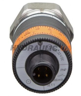 Реле тиску електронне ifm PK5522, 0&ndash;100 бар, 1 вихід PNP, G1/4&Prime;, M12&times;1