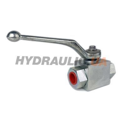 Кран шаровый двухходовой полнопроходной муфтовый BKH-DN10-G3/8-112A G3/8&Prime;, ДУ10, 500 бар | MHA ZENTGRAF, Германия