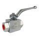 Кран шаровый двухходовой полнопроходной муфтовый BKH-DN10-G3/8-112A G3/8&Prime;, ДУ10, 500 бар | MHA ZENTGRAF, Германия