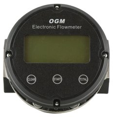 Електронний лічильник для палива Aocheng OGM-40 з пропускною здатністю до 250 л/хв та різьбленням підключення 1 1/2"