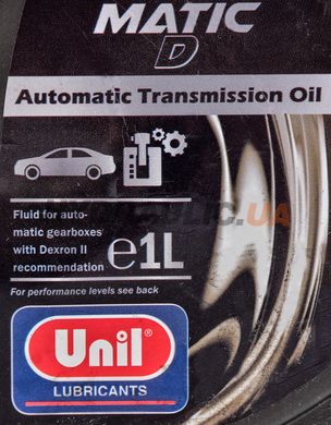 Минеральное трансмиссионное масло UNIL MATIC D, 1л
