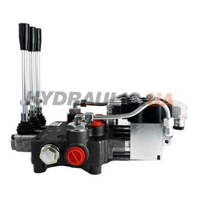 Гідророзподілювач секційний EHO3Z80-12-1A1A1A1-GKZ1, 3 секції, 80 л/хв, 315 бар, ел. керування 12VDC, preset | Badestnost, Болгарія