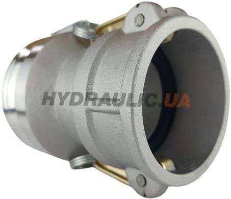 Камлок DA3040 алюміній | розетка 3" (D300 / камлок 75) - ніпель 4" (A400 / камлок 100)