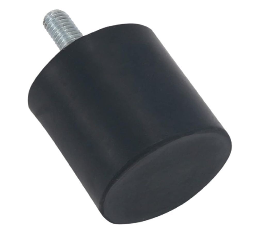 Віброгасник гумовий (демпфер), тип шпилька-ніжка, 50Х50 з різьбою M10х25