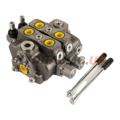 Гідророзподільник GMS 150L GS 2-секційний, ручне керування &mdash; 150L GS16/2/AC(YG-250), 150 л/хв
