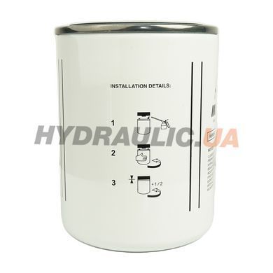 Фильтроэлемент сливной баночный HEK45-30.155-AS-SP025-B 68 л/мин, 25 мкм, Микрокартон с пропиткой | Iktron Италия