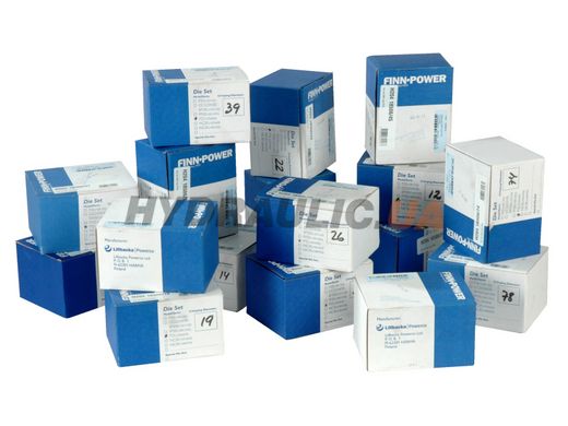 Полный комплект обжимных штампов для обжимной машины FINN-POWER P32/HYDROSCAND H32 | 17 размеров
