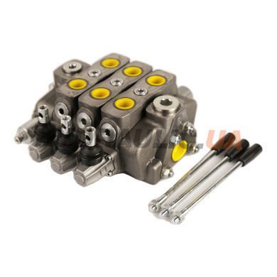 Гидрораспределитель GMS 150L GS 3-секционный, ручное управление &mdash; 150L GS16/3/AC(YG-250), 150 л/мин