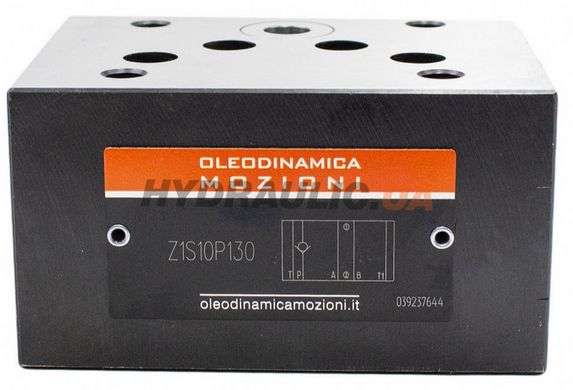 Обратный клапан стыкового (модульного) монтажа под ДУ-10 (CETOP-5) Z1S10C130 (Обратный клапан в канале A) 100 л/мин, 315 БАР | Oleodinamica Mozioni