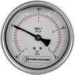 Вакуометр глицериновый -1 - +3 БАР, G 1/2", 100 мм подключение сзади | HYDROSCAND Швеция