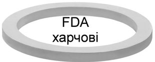 Ущільнююче кільце під Камлок, FDA (Для харчових потреб), B-050 (1/2")