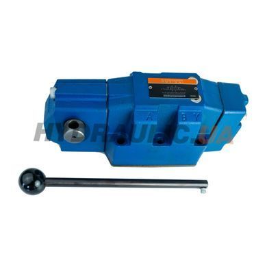 Гідророзподільник Oleodinamica Mozioni H4WMM16G50F 4/3 ручний з фіксатором, золотник G, типорозмір 16, 300 л/хв, Італія