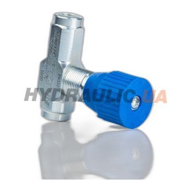 Дроссель масляный для гидравлики с обратным клапаном VRFU 90&deg; | 1/4" BSP, 15 л/мин, 0,5-350 Бар
