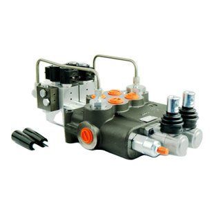 Гидрораспределитель 2P120-VRP 2-секц. 120 л/мин с ED3 24V | Badestnost, Болгария