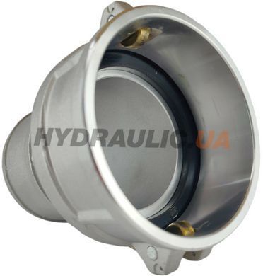 Камлок C500 (5&Prime;) &mdash; розетка (мама) под рукав 125 мм, алюминий
