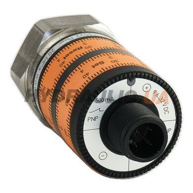 Датчик давления электронный PK6532 0-100 бар, 2 выхода PNP, G1/4&Prime;, M12 | ifm, Германия