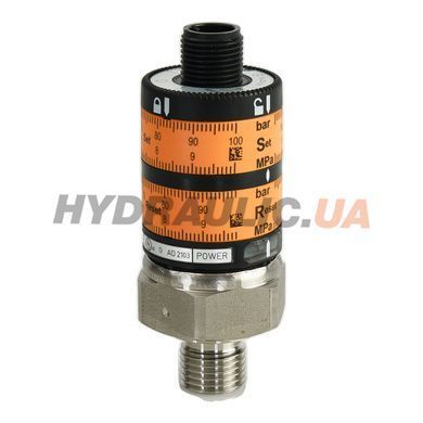 Датчик давления электронный PK6532 0-100 бар, 2 выхода PNP, G1/4&Prime;, M12 | ifm, Германия