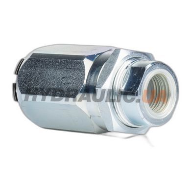 Дроссель масляный для гидравлики-бочка с обратным клапаном VRF | 1/2" BSP, 70 л/мин, 0,5-300 Бар