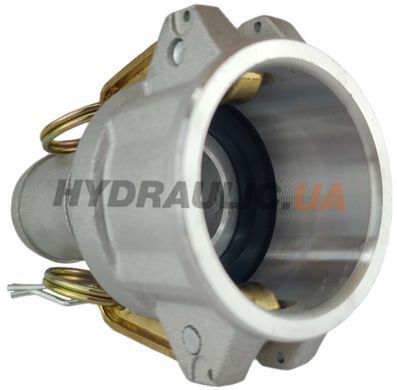 Муфта камлок тип C150 (1 1/2") для шланга, Алюміній, ДУ 40, під рукав з внутрішнім діаметром 38 мм