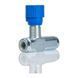 Дроссель масляный для гидравлики с обратным клапаном VRFU 90&deg; | 3/8" BSP, 30 л/мин, 0,5-350 Бар