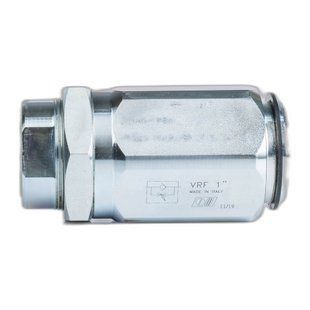 Дроссель масляный для гидравлики-бочка с обратным клапаном VRF | 1" BSP, 160 л/мин, 0,5-250 Бар