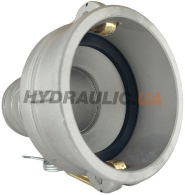 Камлок APC СR4030 алюміній | розетка 4" (D400 / камлок 100) - хвостовик під шланг 3" ( 76 мм шланг)