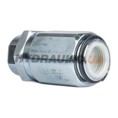 Дроссель масляный для гидравлики-бочка с обратным клапаном VRF | 1" BSP, 160 л/мин, 0,5-250 Бар
