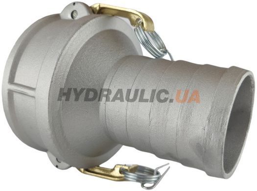 Камлок APC СR4030 алюміній | розетка 4" (D400 / камлок 100) - хвостовик під шланг 3" ( 76 мм шланг)