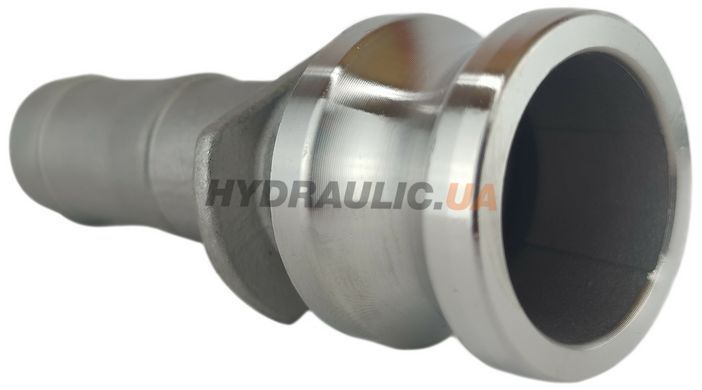 Ниппель Соединение Камлок (CAMLOCK) тип E - cстыковочный штуцер с хвостовиком под шланг БРС