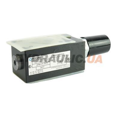 Клапан запобіжний модульного монтажу UZPR-6-42/50-2ATBT Ponar, NG6, 50 bar, канали A&rarr;T + B&rarr;T